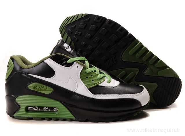 noir vert nike air max 90 chaussures (2)